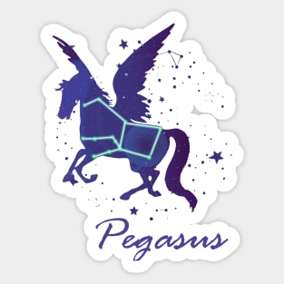 Pegasus Constellation Sticker